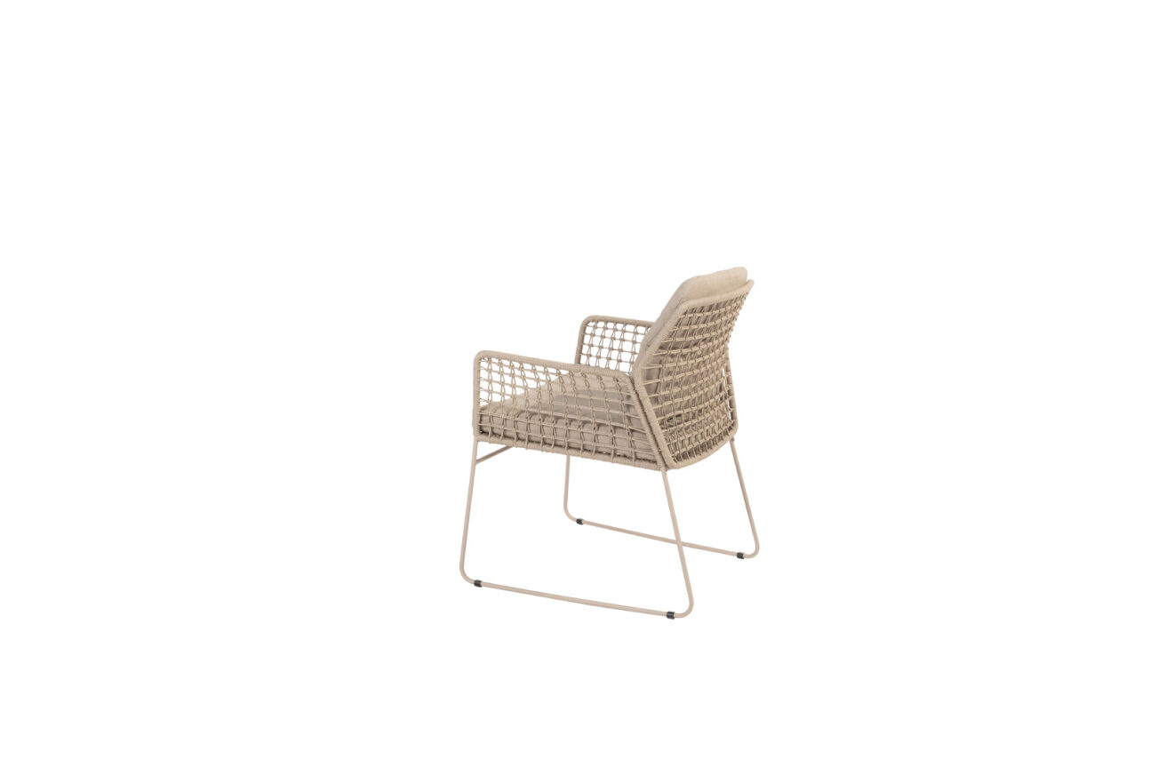 Taste Albano Dining Chair With Cushion - Latte Rope